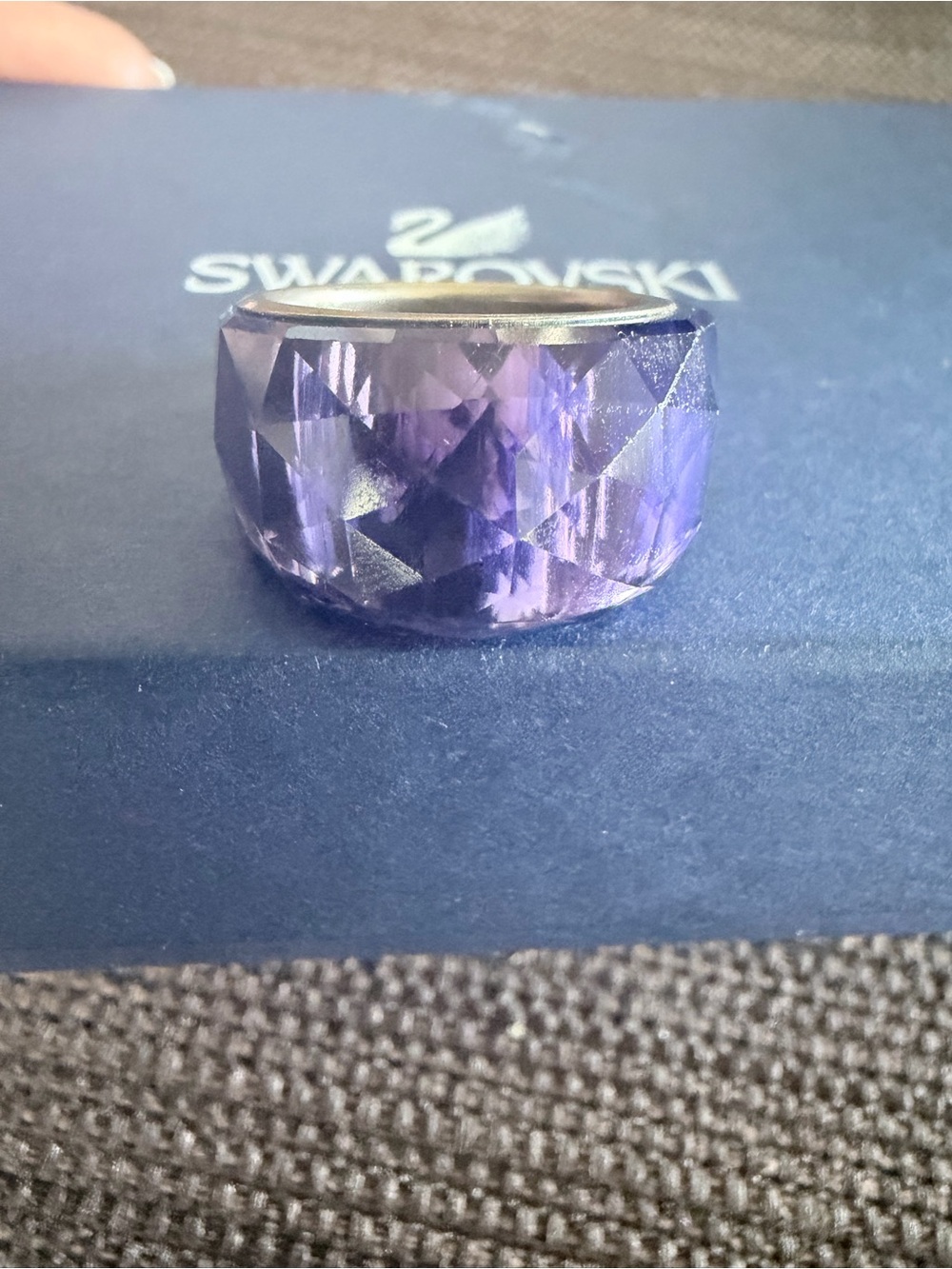 Swarovski Purple Nirvana Petite Ring - Picture 3 of 10